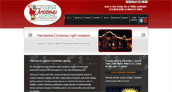 Desktop Screenshot of customchristmaslighting.com